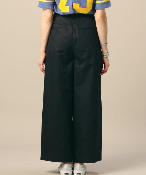 BEAUTY&YOUTH UNITED ARROWS(ビューティーアンドユースユナイテッドアローズ)の「BY コットンダンプタックワイドパンツ◆(その他パンツ・レディース・ダークブラウン/ネイビー/ベージュ・MEDIUM/SMALL)」の4枚目の写真