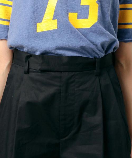 BEAUTY&YOUTH UNITED ARROWS(ビューティーアンドユースユナイテッドアローズ)の「BY コットンダンプタックワイドパンツ◆(その他パンツ・レディース・ダークブラウン/ネイビー/ベージュ・MEDIUM/SMALL)」の8枚目の写真