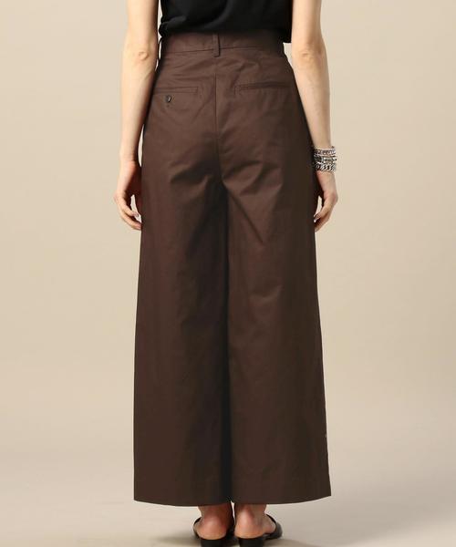 BEAUTY&YOUTH UNITED ARROWS(ビューティーアンドユースユナイテッドアローズ)の「BY コットンダンプタックワイドパンツ◆(その他パンツ・レディース・ダークブラウン/ネイビー/ベージュ・MEDIUM/SMALL)」の9枚目の写真