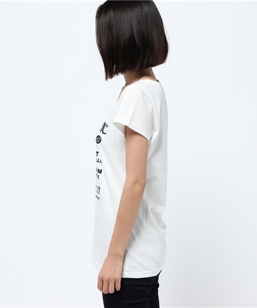 HYSTERIC GLAMOUR（ヒステリックグラマー）の「HYS DERBY pt T-SH（Tシャツ/カットソー・レディース・ホワイト/インディゴブルー/トップグレー・FREE）」の6枚目の写真