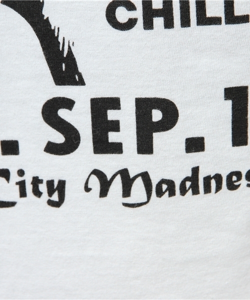 HYSTERIC GLAMOUR（ヒステリックグラマー）の「HYS DERBY pt T-SH（Tシャツ/カットソー・レディース・ホワイト/インディゴブルー/トップグレー・FREE）」の5枚目の写真