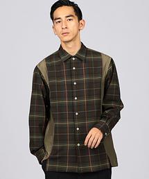 EN ROUTE | ENR チェックコンビネーションシャツ(シャツ/ブラウス)