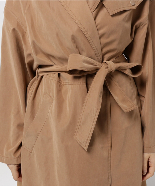 MOUSSY（マウジー）の「GOWN TRENCH JK F（その他アウター・レディース・インディゴブルー/ベージュ/ライトカーキ/ボルドー・1/2）」の11枚目の写真