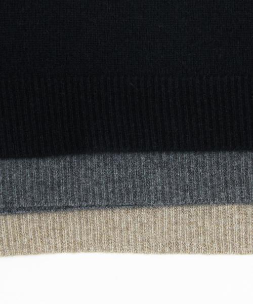 BEAUTY&YOUTH UNITED ARROWS（ビューティーアンドユースユナイテッドアローズ）の「BY∴ ウエストリボンウールニット -2WAY-◆（ニット/セーター・レディース・ダークグレー/モカ/ネイビー/コバルトブルー・FREE）」の9枚目の写真