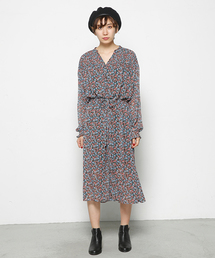 MOUSSY | SMOCK FLOWER OP(ワンピース)