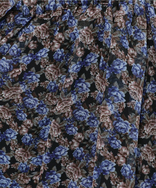 MOUSSY(マウジー)の「SMOCK FLOWER OP(ワンピース・レディース・ブラック/グリーン系その他/ブラック系その他/レッド系その他・FREE)」の14枚目の写真