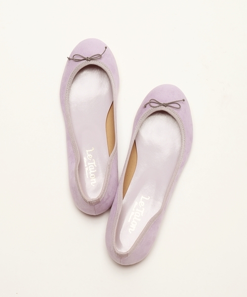 LE TALON（ルタロン）の「スエードバレエ◆（バレエシューズ・レディース・ネイビー/ライトパープル/ライトイエロー・35/35.5/36/36.5/37/37.5/38/38.5/34.5）」の3枚目の写真