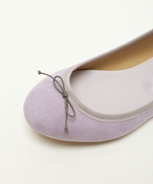LE TALON（ルタロン）の「スエードバレエ◆（バレエシューズ・レディース・ネイビー/ライトパープル/ライトイエロー・35/35.5/36/36.5/37/37.5/38/38.5/34.5）」の7枚目の写真