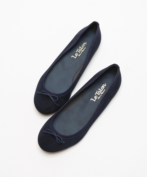 LE TALON（ルタロン）の「スエードバレエ◆（バレエシューズ・レディース・ネイビー/ライトパープル/ライトイエロー・35/35.5/36/36.5/37/37.5/38/38.5/34.5）」の16枚目の写真