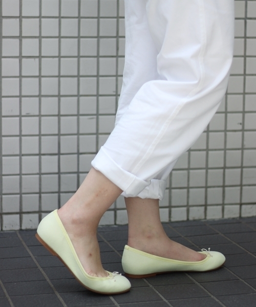 LE TALON（ルタロン）の「スエードバレエ◆（バレエシューズ・レディース・ネイビー/ライトパープル/ライトイエロー・35/35.5/36/36.5/37/37.5/38/38.5/34.5）」の20枚目の写真