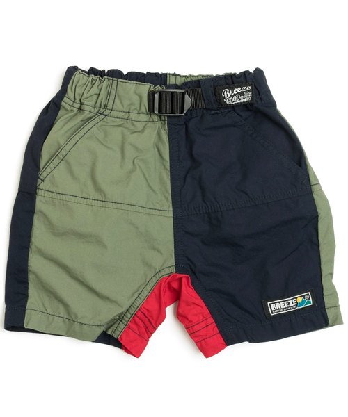 BREEZE（ブリーズ）の「バイカラークライミングパンツ 4分丈（その他パンツ・キッズ・レモンイエロー/ネイビー/レッド/カーキ・80/90/95/100/110/120/130/140）」の2枚目の写真