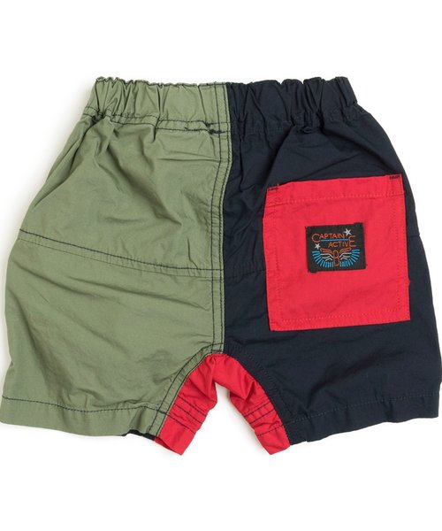 BREEZE（ブリーズ）の「バイカラークライミングパンツ 4分丈（その他パンツ・キッズ・レモンイエロー/ネイビー/レッド/カーキ・80/90/95/100/110/120/130/140）」の9枚目の写真