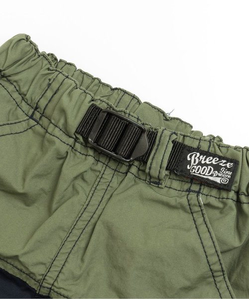 BREEZE（ブリーズ）の「バイカラークライミングパンツ 4分丈（その他パンツ・キッズ・レモンイエロー/ネイビー/レッド/カーキ・80/90/95/100/110/120/130/140）」の13枚目の写真