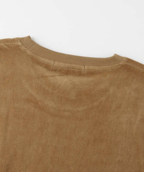 SENSE OF PLACE by URBAN RESEARCH(センスオブプレイスバイアーバンリサーチ)の「ベロアTシャツ(5分袖)(Tシャツ/カットソー・メンズ・ブラック/キャメル/ピンク・MEDIUM/LARGE)」の14枚目の写真