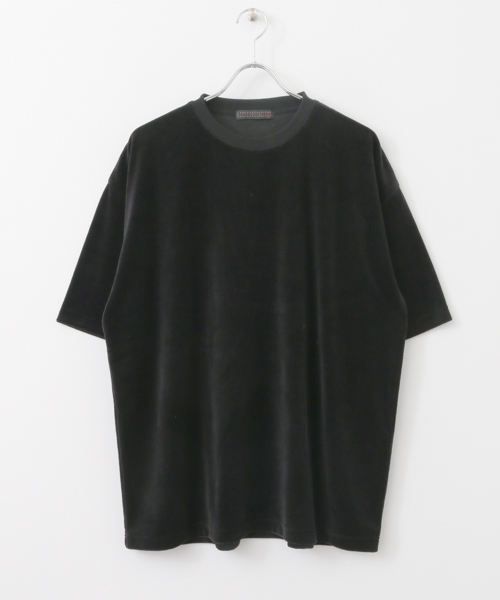 SENSE OF PLACE by URBAN RESEARCH(センスオブプレイスバイアーバンリサーチ)の「ベロアTシャツ(5分袖)(Tシャツ/カットソー・メンズ・ブラック/キャメル/ピンク・MEDIUM/LARGE)」の15枚目の写真