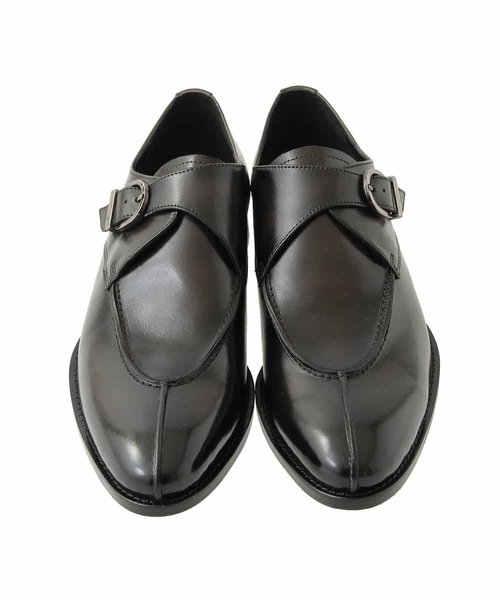 MICHEL KLEIN HOMME (ミッシェルクランオム)の「レザーシューズ LAVISH(ドレスシューズ・メンズ・ワインレッド/ブラック・26.5/25.5/27.5)」の1枚目の写真