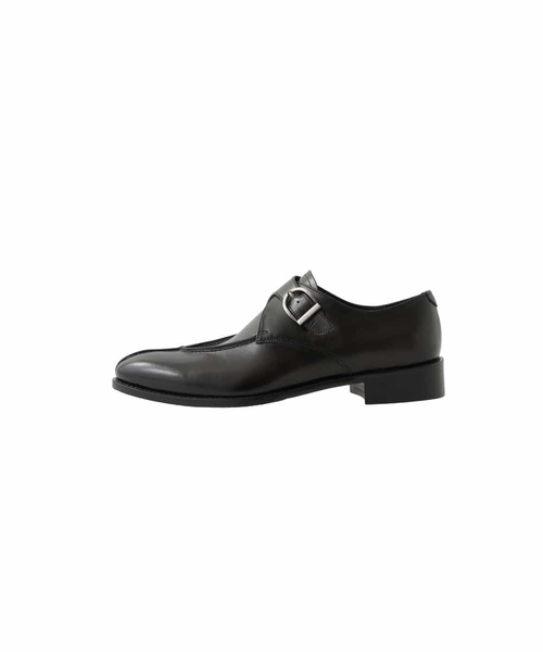 MICHEL KLEIN HOMME (ミッシェルクランオム)の「レザーシューズ LAVISH(ドレスシューズ・メンズ・ワインレッド/ブラック・26.5/25.5/27.5)」の4枚目の写真