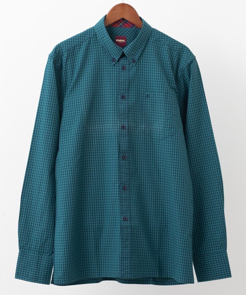 merc london(メルクロンドン)の「ギンガムチェックシャツ(シャツ/ブラウス・メンズ・ブラック/レッド/グリーン/バーガンディー/ロイヤルブルー・SMALL/MEDIUM/LARGE/X-SMALL)」の3枚目の写真