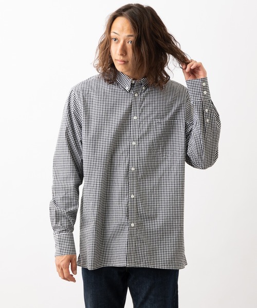 merc london(メルクロンドン)の「ギンガムチェックシャツ(シャツ/ブラウス・メンズ・ブラック/レッド/グリーン/バーガンディー/ロイヤルブルー・SMALL/MEDIUM/LARGE/X-SMALL)」の2枚目の写真