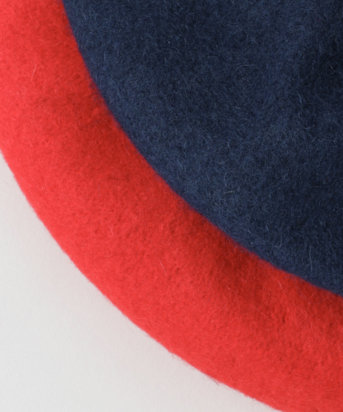 URBAN RESEARCH Sonny Label（アーバンリサーチサニーレーベル）の「リブ付きウールベレー帽（ハンチング/ベレー帽・レディース・ネイビー/グレー/ブラック/レッド・ONE）」の15枚目の写真