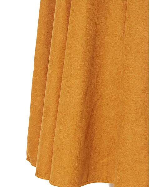 fifth(フィフス)の「スエードフレアロングスカート/タフタスカート(スカート・レディース・イエロー/ブラック/グレー/キャメル/カーキ/ネイビー/ベージュ/ボルドー・MEDIUM)」の13枚目の写真