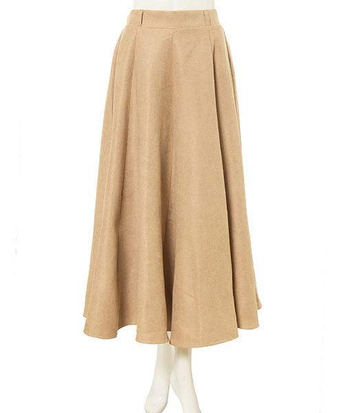 fifth(フィフス)の「スエードフレアロングスカート/タフタスカート(スカート・レディース・イエロー/ブラック/グレー/キャメル/カーキ/ネイビー/ベージュ/ボルドー・MEDIUM)」の19枚目の写真