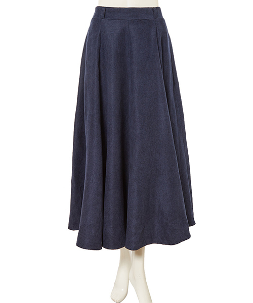 fifth(フィフス)の「スエードフレアロングスカート/タフタスカート(スカート・レディース・イエロー/ブラック/グレー/キャメル/カーキ/ネイビー/ベージュ/ボルドー・MEDIUM)」の22枚目の写真