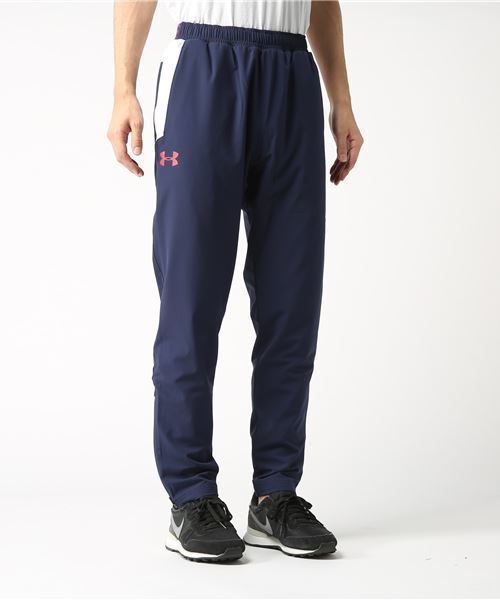 UNDER ARMOUR（アンダーアーマー）の「ウインドパンツ UA STRETCH WOVEN TAPERED PANT                                                                                                                          1305625（その他パンツ・メンズ・ネイビー/ブラック×ブラック/ブラック・M/LL/L/S/3L）」の3枚目の写真