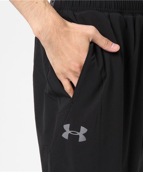 UNDER ARMOUR（アンダーアーマー）の「ウインドパンツ UA STRETCH WOVEN TAPERED PANT                                                                                                                          1305625（その他パンツ・メンズ・ネイビー/ブラック×ブラック/ブラック・M/LL/L/S/3L）」の9枚目の写真