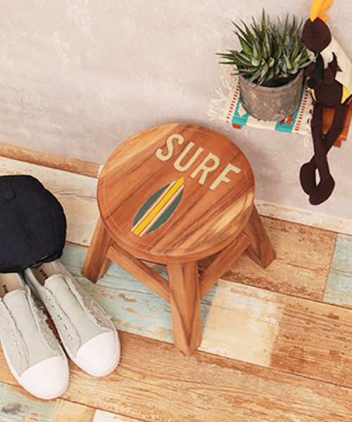チチカカ チチカカ の Web限定 ラウンドスツール サーフ インテリア雑貨 Wear