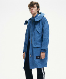 デニムフーディパーカ