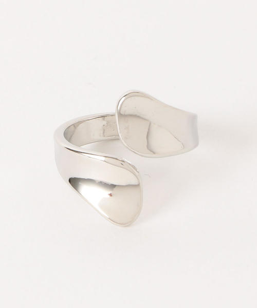 green label relaxing（グリーンレーベルリラクシング）の「FM メタルフラットC/リング（リング・レディース・シルバー/ゴールド・FREE）」の2枚目の写真