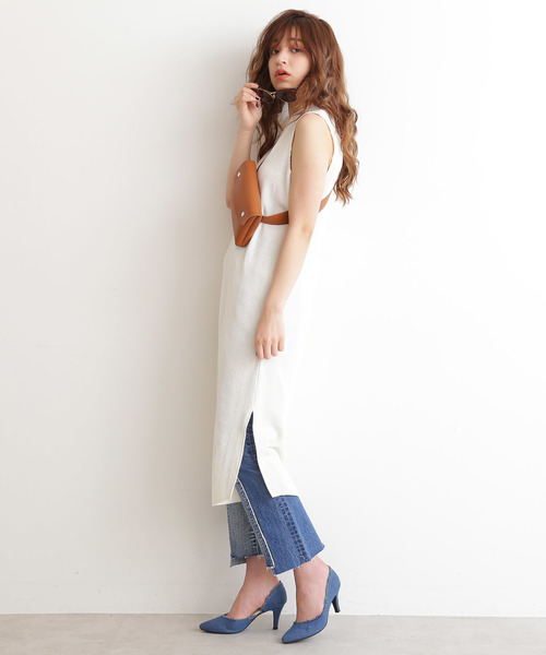 FREE'S MART（フリーズマート）の「◆ランダムワッフルIラインワンピース（ワンピース・レディース・ブラック/グレー/ホワイト・FREE）」の22枚目の写真