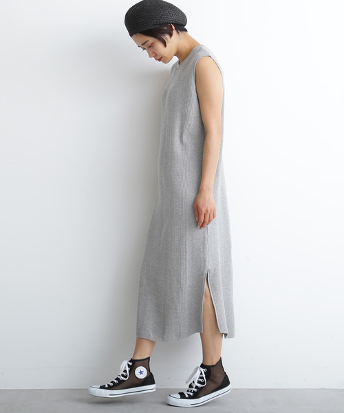 FREE'S MART（フリーズマート）の「◆ランダムワッフルIラインワンピース（ワンピース・レディース・ブラック/グレー/ホワイト・FREE）」の17枚目の写真