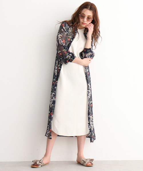 FREE'S MART（フリーズマート）の「◆ランダムワッフルIラインワンピース（ワンピース・レディース・ブラック/グレー/ホワイト・FREE）」の13枚目の写真