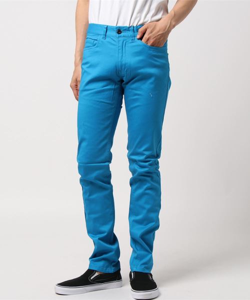 EVOLUTION（エボリューション）の「ストレッチスキニーパンツ　テーパード（チノパンツ・メンズ・ホワイト/ブラック/ベージュ/ネイビー/ターコイズブルー/ロイヤルブルー/ピンク・LARGE/MEDIUM/SMALL/X-LARGE/XX-LARGE）」の5枚目の写真