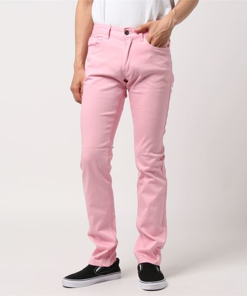 EVOLUTION（エボリューション）の「ストレッチスキニーパンツ　テーパード（チノパンツ・メンズ・ホワイト/ブラック/ベージュ/ネイビー/ターコイズブルー/ロイヤルブルー/ピンク・LARGE/MEDIUM/SMALL/X-LARGE/XX-LARGE）」の8枚目の写真