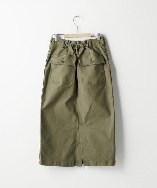 coen（コーエン）の「ベイカーストレッチロングタイトスカート（スカート・レディース・パープル/カーキ・MEDIUM/SMALL/LARGE）」の7枚目の写真