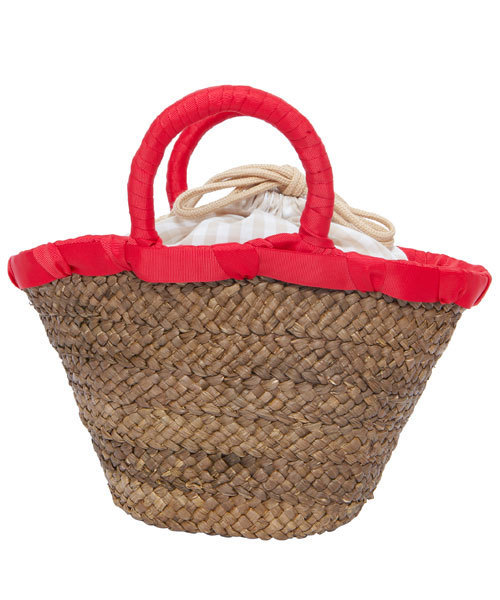 MILKFED.（ミルクフェド）の「MF Laugoa Kiki（かごバッグ・レディース・ブラック/レッド・ONE SIZE）」の6枚目の写真