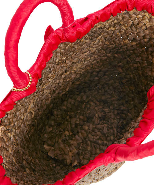 MILKFED.（ミルクフェド）の「MF Laugoa Kiki（かごバッグ・レディース・ブラック/レッド・ONE SIZE）」の7枚目の写真