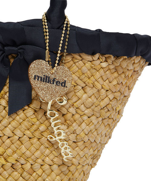 MILKFED.（ミルクフェド）の「MF Laugoa Kiki（かごバッグ・レディース・ブラック/レッド・ONE SIZE）」の8枚目の写真