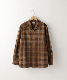 Steven Alan | ＜Steven Alan＞BROAD CHECK OPEN COLLAR SHIRT-BOLD/シャツ(シャツ/ブラウス)