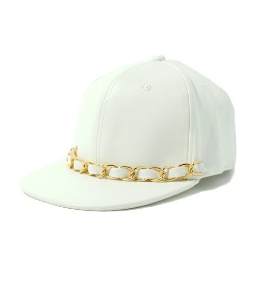 WEGO（ウィゴー）の「WEGO/チェーンキャップ（キャップ・レディース・ホワイト/ブラック・FREE）」の10枚目の写真