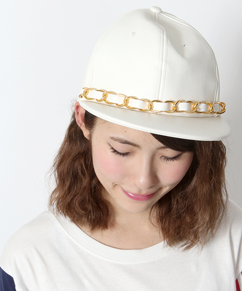 WEGO（ウィゴー）の「WEGO/チェーンキャップ（キャップ・レディース・ホワイト/ブラック・FREE）」の14枚目の写真