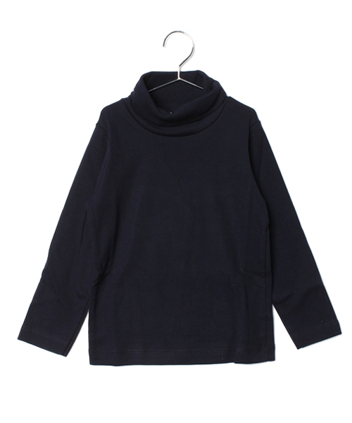 PETIT BATEAU(プチバトー)の「タートルネック長袖Tシャツ(ENFANT)(Tシャツ/カットソー・キッズ・バーガンディー/クリアグリーン/スモークピンク/ピンク/グレー/ネイビー/ダークグリーン・5YEAR/4YEAR/3YEAR)」の5枚目の写真