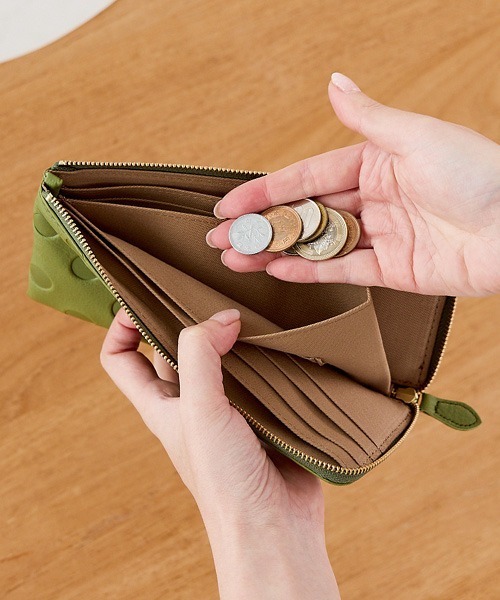zucchero ズッケロ 長財布 レディース 日本製 L字ファスナー スリム