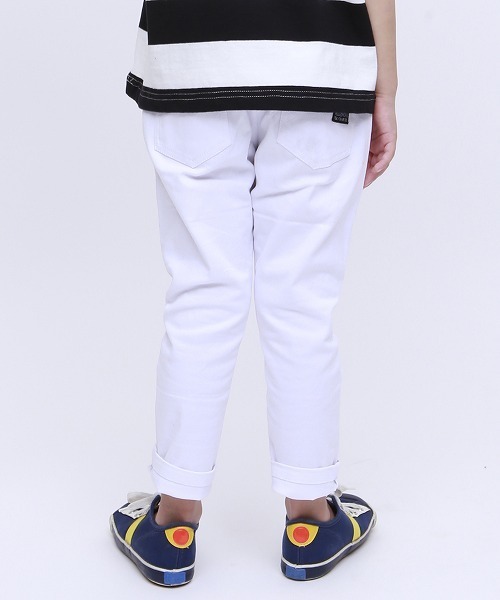 RUGGEDWORKS(ラゲッドワークス)の「キッズストレッチ チノ無地 ロングパンツ(チノパンツ・キッズ・ホワイト/ベージュ/ブルー系その他4/グレー・80cm/90cm/110cm/100cm/120cm/130cm/140cm/150cm)」の15枚目の写真