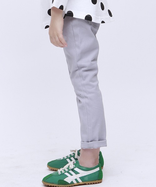 RUGGEDWORKS(ラゲッドワークス)の「キッズストレッチ チノ無地 ロングパンツ(チノパンツ・キッズ・ホワイト/ベージュ/ブルー系その他4/グレー・80cm/90cm/110cm/100cm/120cm/130cm/140cm/150cm)」の11枚目の写真