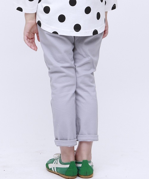 RUGGEDWORKS(ラゲッドワークス)の「キッズストレッチ チノ無地 ロングパンツ(チノパンツ・キッズ・ホワイト/ベージュ/ブルー系その他4/グレー・80cm/90cm/110cm/100cm/120cm/130cm/140cm/150cm)」の7枚目の写真