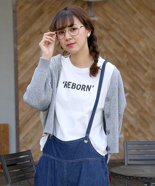 n'ee-ne（ネーネ）の「ショートカーディガン（カーディガン/ボレロ・レディース・アイボリー/ブラック/杢グレー/パープル・FREE）」の3枚目の写真